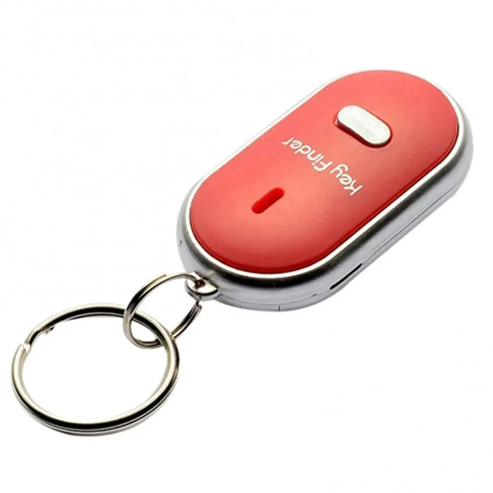 Funny Key Chains Women Men Whistle Key Finder Flashing Beeping Remote Lost Keyfinder Locator Keyring