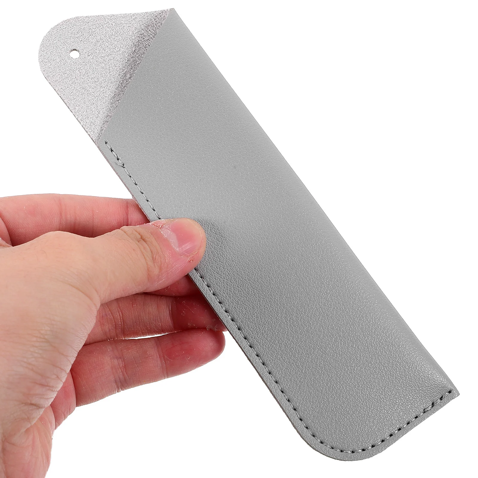 6 قطعة كيس تخزين القلم حقيبة القلم لأقلام حبر جاف نافورة واقية كم خفيفة الوزن المحمولة بو المنظم