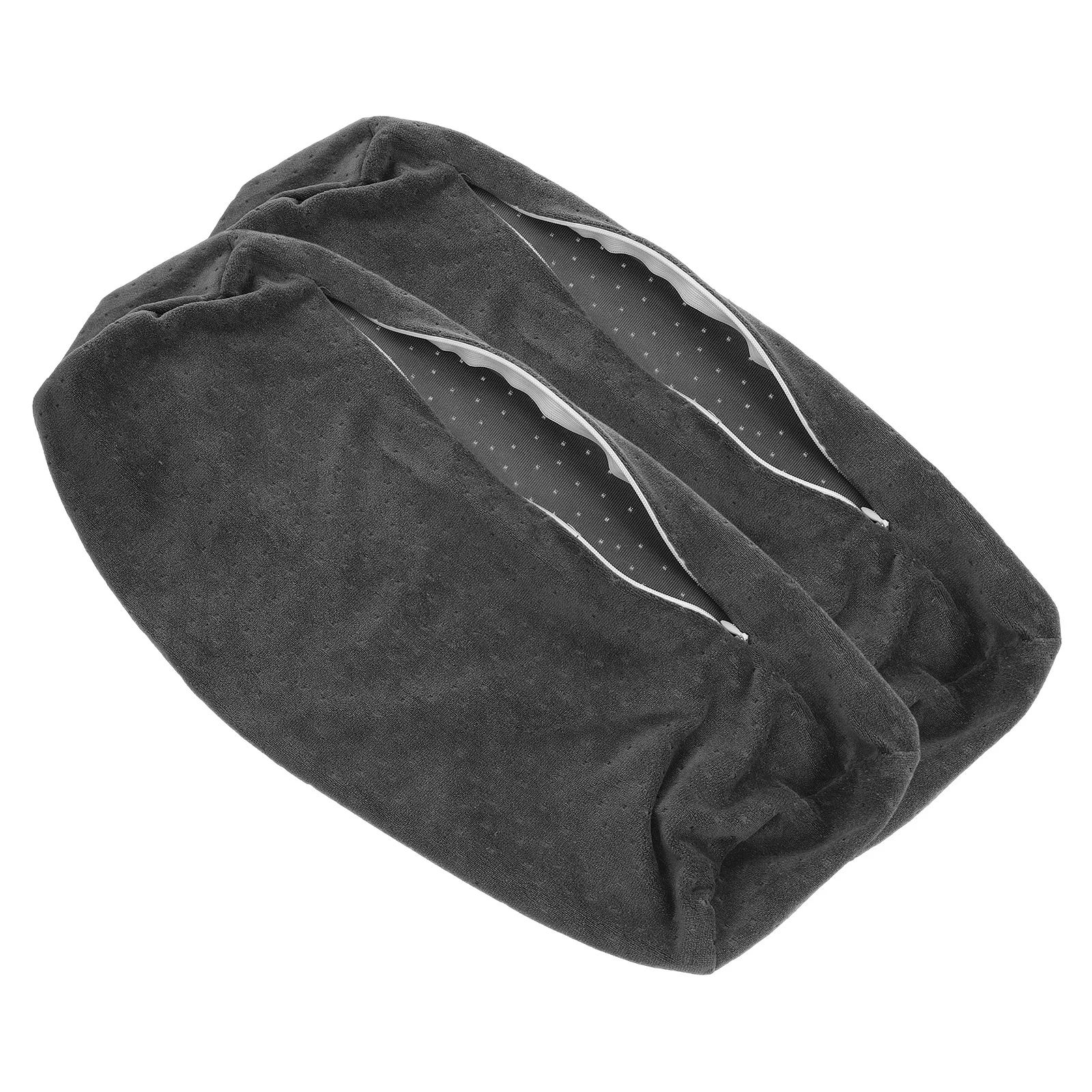 

2Pcs Neck Roll Pillow Cover Soft Cylindrical Material Zippered Design for Easy Cleaning Comfortable Round Pillowcase Bedroom