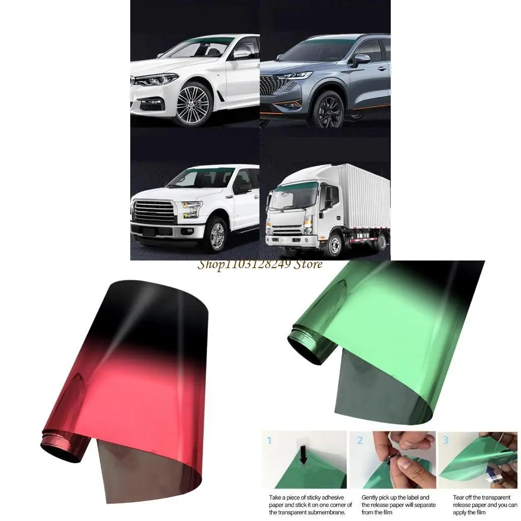 

N5KD Automotive Two Tone Window Film Car Sunshade Film for Enhanced Privacy & Styles