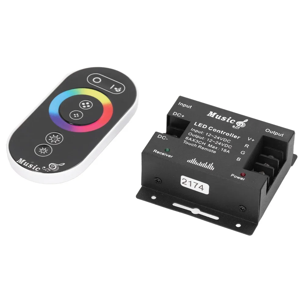 Modern High Sensitivity RGB Strip Light Controller Durable Premium LED Dimmer Switch Touch Slide Dimmer Household Bar
