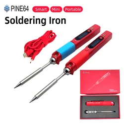 Pine64 Intelligent  Mini Smart Pinecil Soldering Iron B2 BC2 KU C1 ILS I D24 K C4 With 1.5M C to C Silicon Power Charging Cable