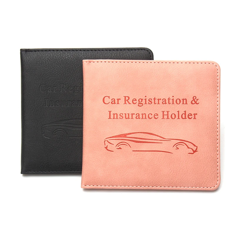 Litchi Pattern American Driver License Wallet Car Multifunctional Insurance Holder Short Motor Vehicle Driver's License Holder