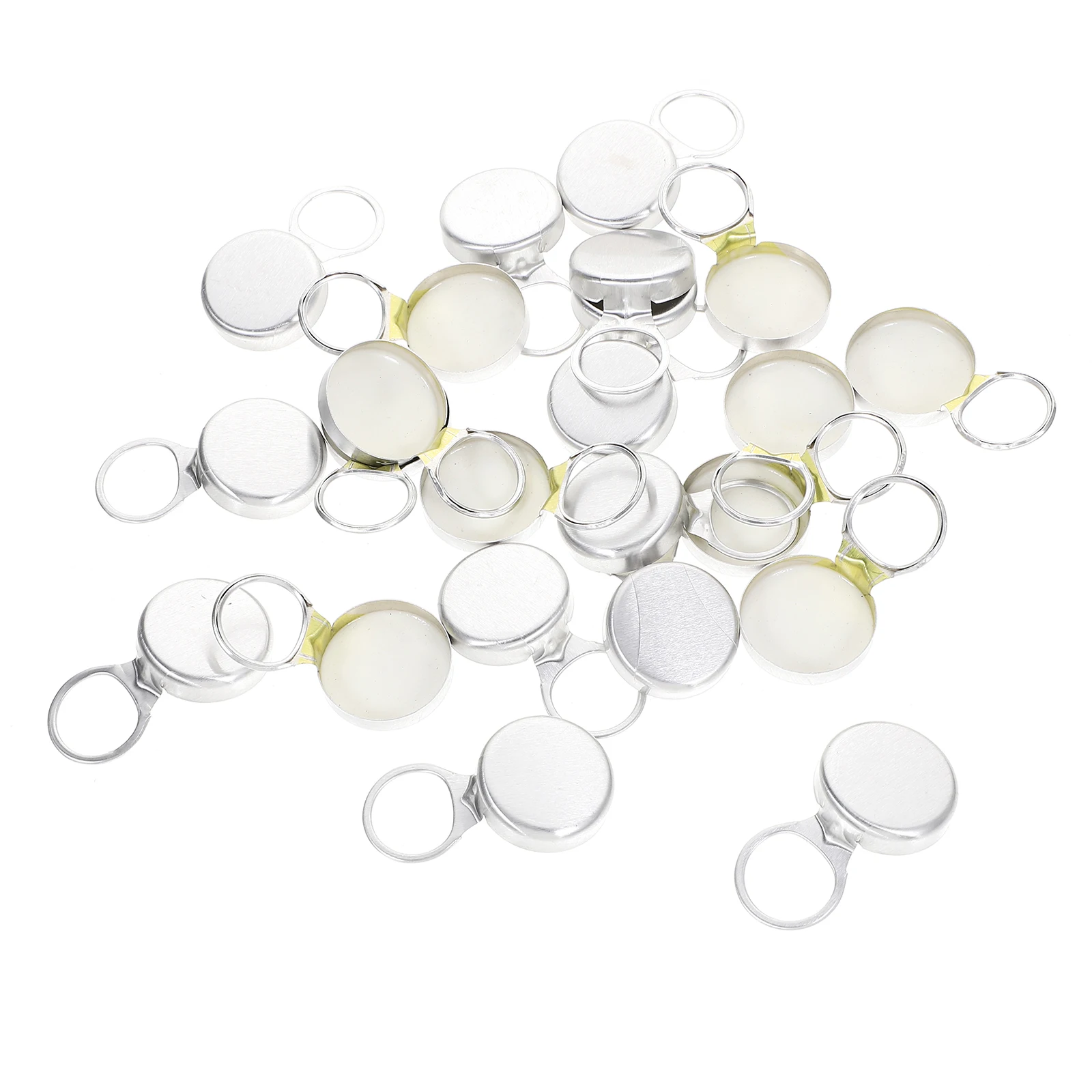 

24pcs Beer Bottle Caps Aluminum Sealer Covers For Soft Drink Soda Can Lids Reusable Tops Stainless Steel Saver Kitchen Bar