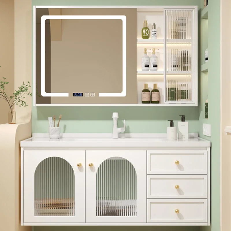 

Improvement Furniture Home Bathroom Set Modern Accesories Mirror Cabinet Accessories Home Kabineti Complete Shelves