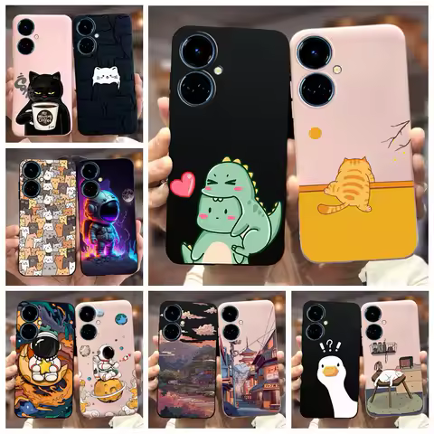 For Tecno Camon 19 Case Camon19 Neo Cute Fashion Cartoon Cover Soft Silicone Phone Case For Tecno Camon 19 Neo Camon19 Pro Shell