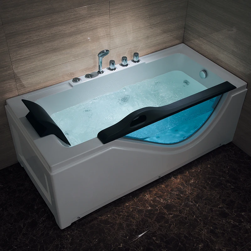 

Акриловая ванна для дома Jakuzzi, гидромассажная стекловолоконная двойная гидромассажная спа-ванна