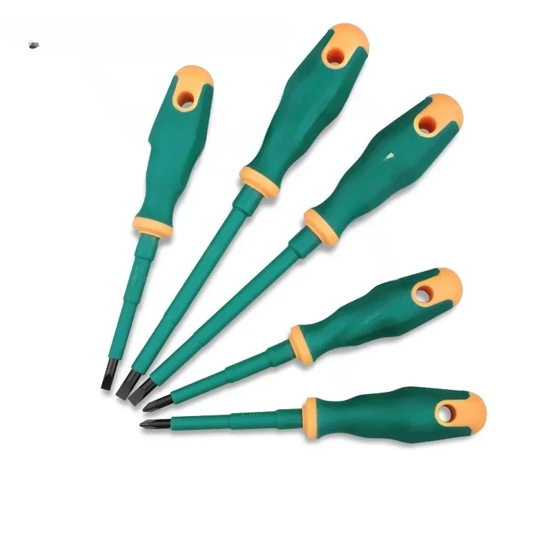 Special For Eectricians Insulated screwdriver Multifunctional Set With Magnetic Cross Straight Manual Maintenance Tool