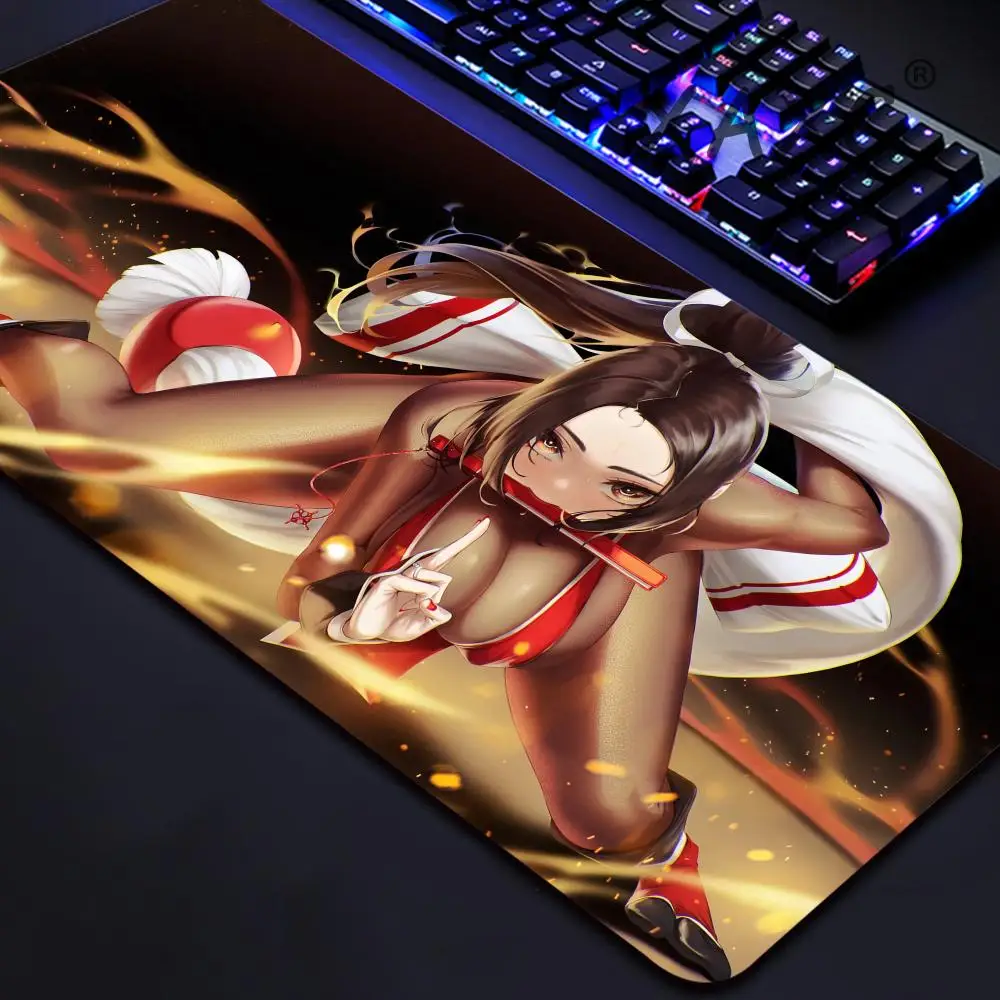 Game player S-Shiranui Mais-s Mouse Pad Rubber gaming mouse pad new style edge-locking anti-slip large computer laptop keyboard