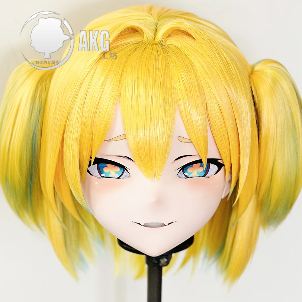 

(AL209)Customize Character Crossdressing Female/Girl Resin Full/Half Head With Lock Anime Cosplay Japanese Animego Kigurumi Mask