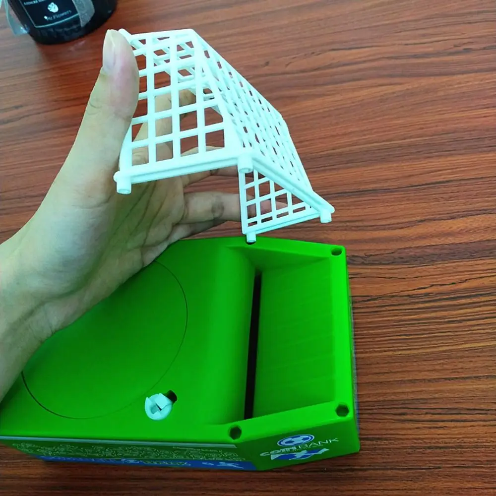 Футболист, футбольная копилка, ящик для хранения, горшок для хранения, футбольное поле, банк монет, ворота, электронный футбольный держатель для