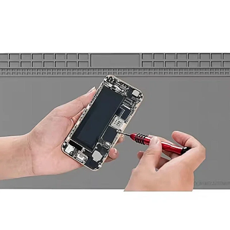 Tampon de réparation avec Station de soudage magnétique résistante à la chaleur, tapis de soudage en silicone, tapis de travail, plate-forme BGA de bureau, grande taille