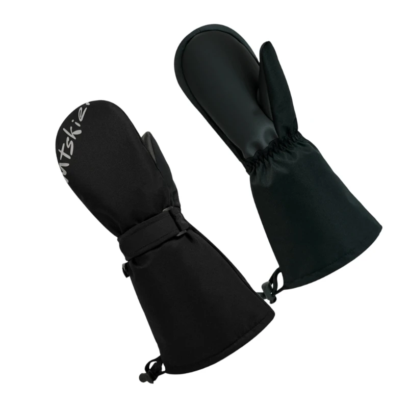 

Утолщенные водонепроницаемые детские зимние перчатки, мягкая флисовая подкладка, нескользящая ручка, дышащие зимние перчатки для