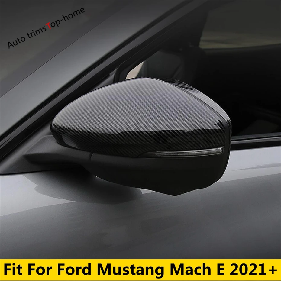 

Rearview Mirror Rain Eyebrow Eyelid Protector Cover Shell Housing Trim Fit For Ford Mustang Mach E 2021 - 2023 Car Accessories