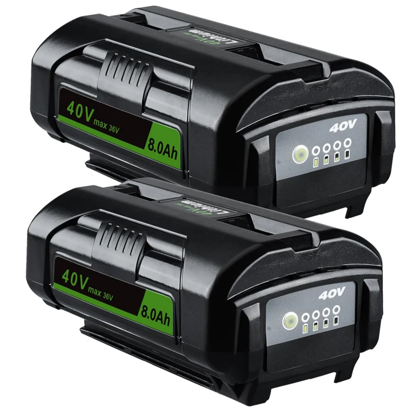 

2Pack OP4040 8.0Ah Li-Ion Battery Replace for Ryobi 40V Battery OP4015 OP4026 Power Cordless Tools Shipping from Local Warehouse