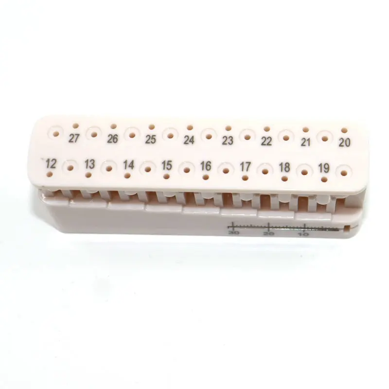 

1Pcs Endo Mini Block Endo Stand Dental Measuring Tools for Root Working Measurement Autoclavable Endo File Organizer
