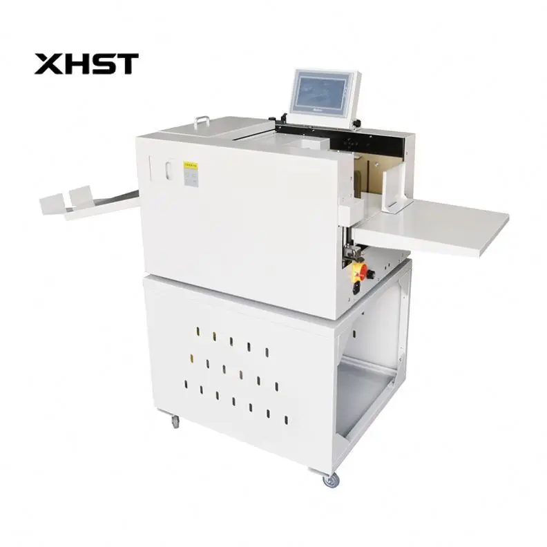 Efficient Digital 339A A3 Digital Perforating Processing Touch Screen Motor Folding Machinery Automatic Paper Creasing Machine