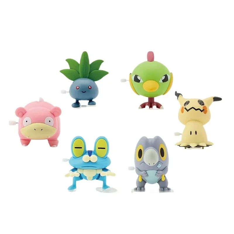Slowpoke centro errante série caixa cega original colecionável acabar brinquedo figura estranho froakie natu mimikyu aron brinquedo presente