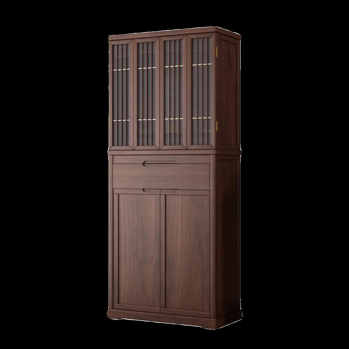 HHNew Chinese-style Buddhist Shrine Vertical Cabinet Household Shrine Dust-proof Glass Living Room