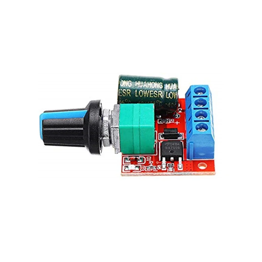 5A 90W PWM 12V DC Motor Speed Controller Module DC-DC 4.5V-28V Adjustable Speed Regulator Control Governor Switch 24V