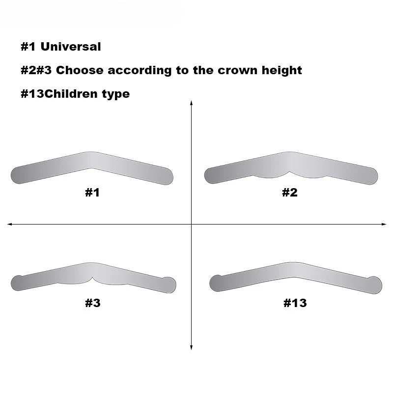 20Pcs Dental Rod-Type Retainer Molding Trays, Gingival Wall Elevation Molding Trays, Dental Instrument Materials