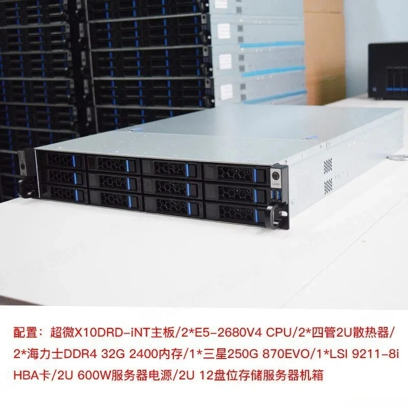 2U 12 Bay Storage Server Supermicro X10 Dual Socket Enterprise Private Cloud Distributed NAS
