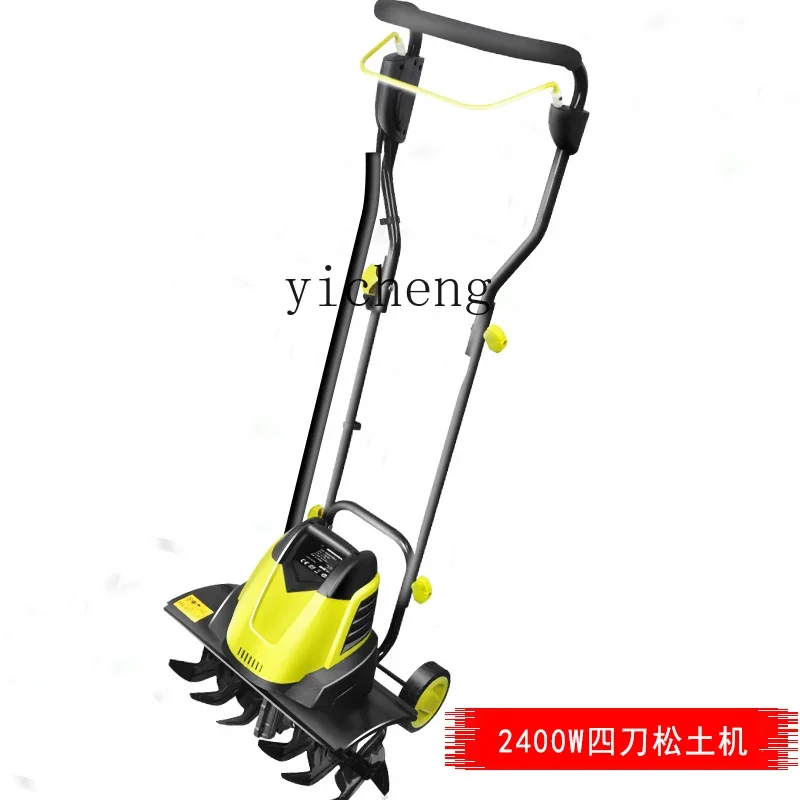 

ZK electric small micro-tiller, soil loosening artifact earth-turning excavation, cultivated land, household fruit rotary tiller