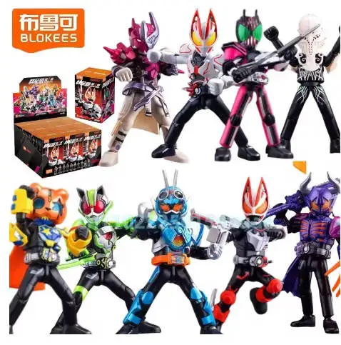 

Blokees в маске Rider Era Star Version слепая коробка декоративная фигурка украшение для рабочего стола детский подарок модная коллекционная игрушка