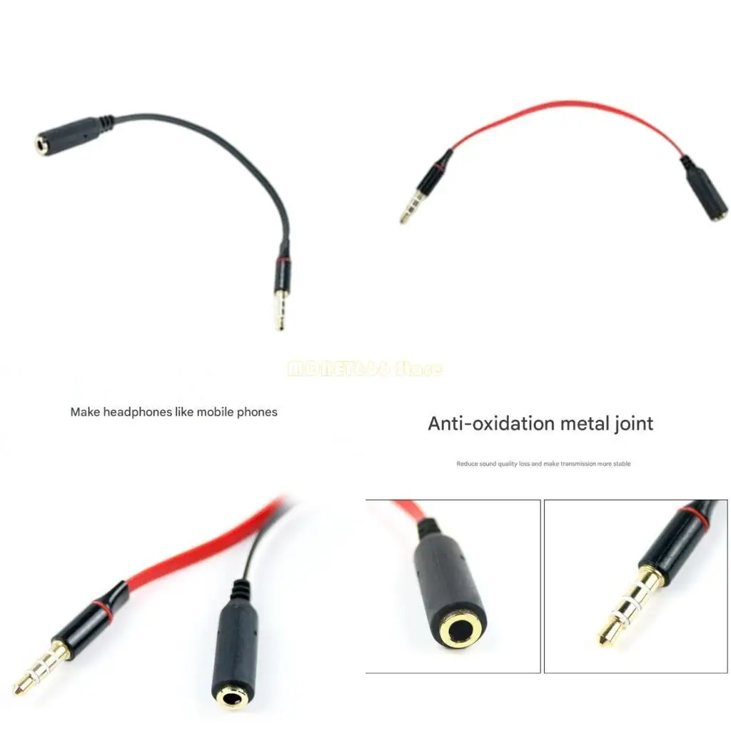 F62C Стерео кабель 3,5 мм «папа» — «мама» 3,5 мм Стереонаушники CTIA — OMTP Удлинительный кабель для наушников ноутбука