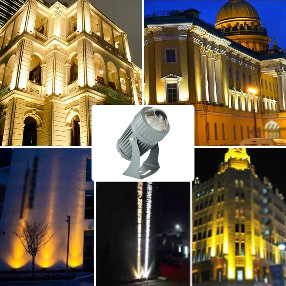 10W LED Outdoor Wall Spotlights Waterproof IP66 Red Green Blue Outdoor LED Garden Wall Spotlights IP65 Waterproof