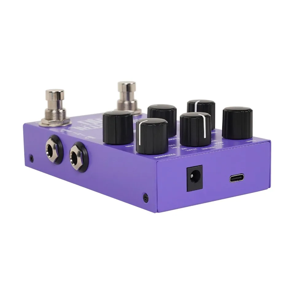m‑vave-elemental-pro-pedale-delay-stereo-a-9-modalita-analogico-reverse-ice-lofi-tap-mash-hold-stereo-pong-usb-alimentazione-dc-9v