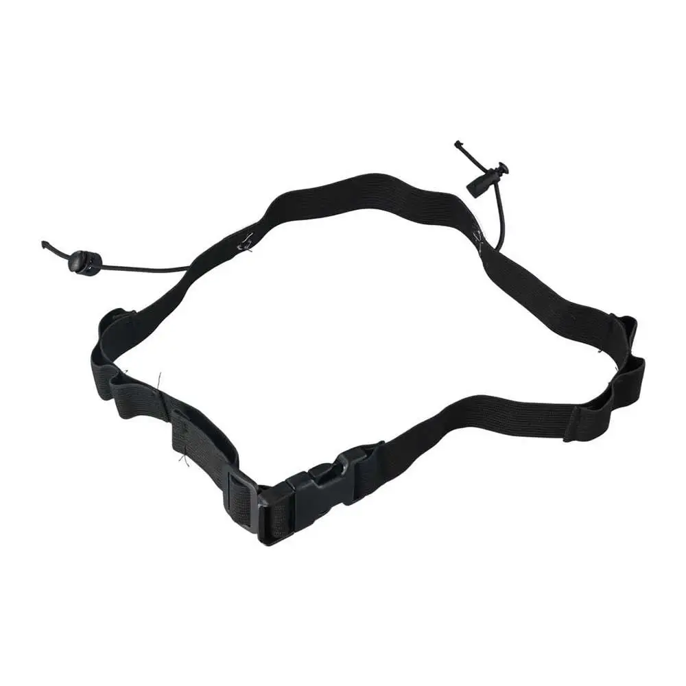 

Gel Holder Marathon Race Number Belt Waist Pack Reflective Tape Running Number Belt Adjustable Black Triathlon Waist Belt