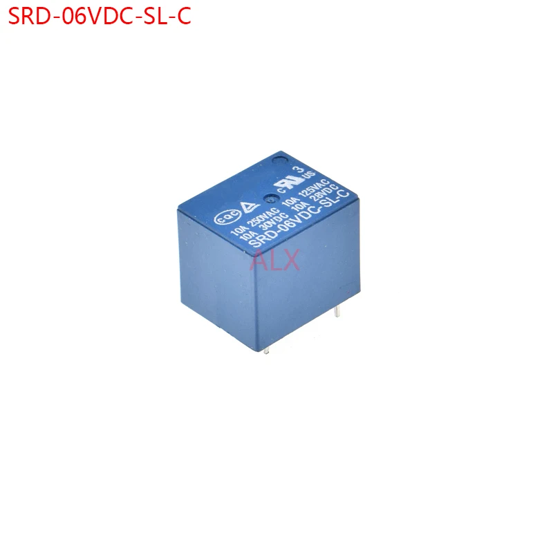 5pcs Power Relay srd-06vdc-sl-c 10a 5pin T73 Srd 6v Realys