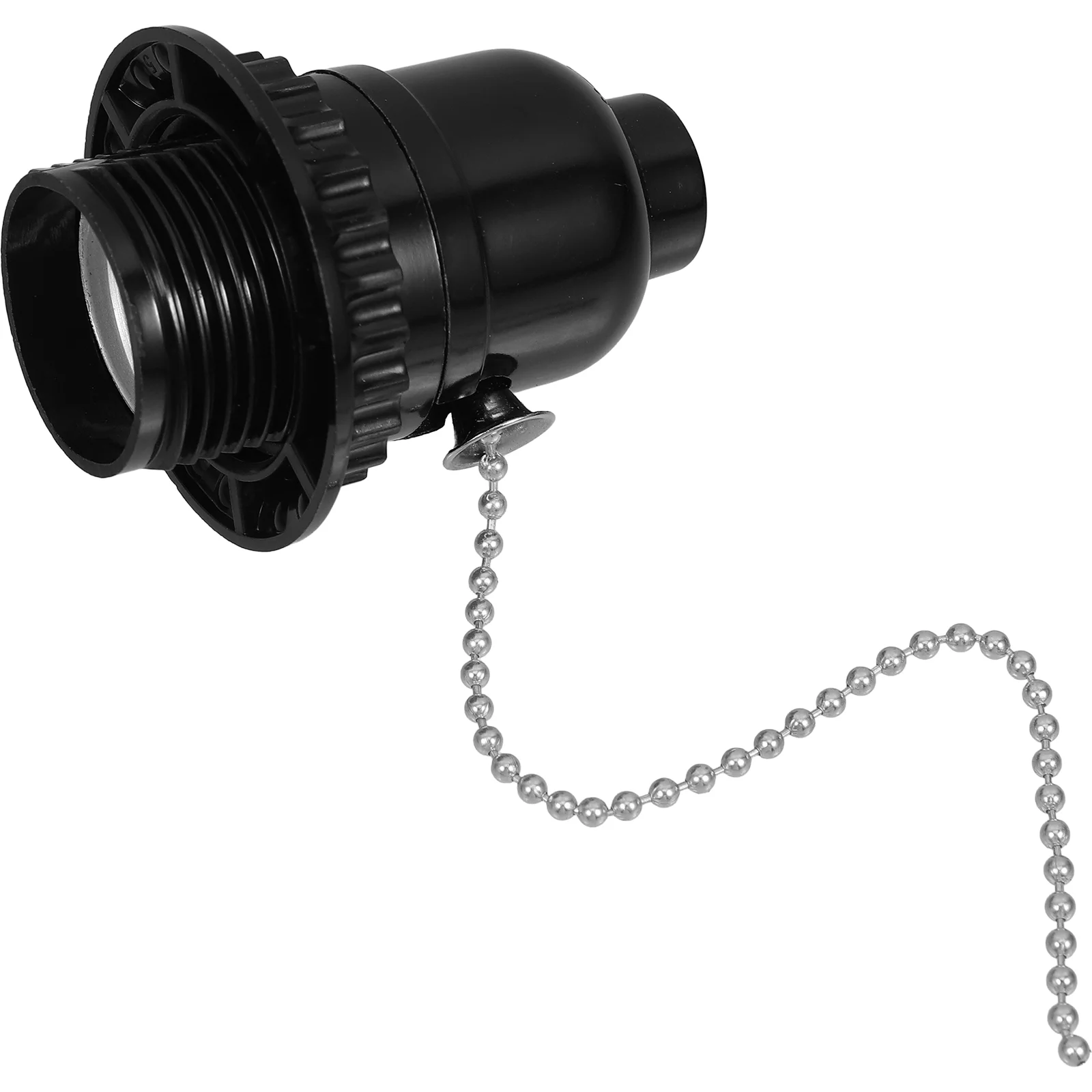 

Switch Bakelite Pull Cord Lamp Holder Socket Replacement Wire Lampholder with Chain Ceiling Light Black Pullswitch