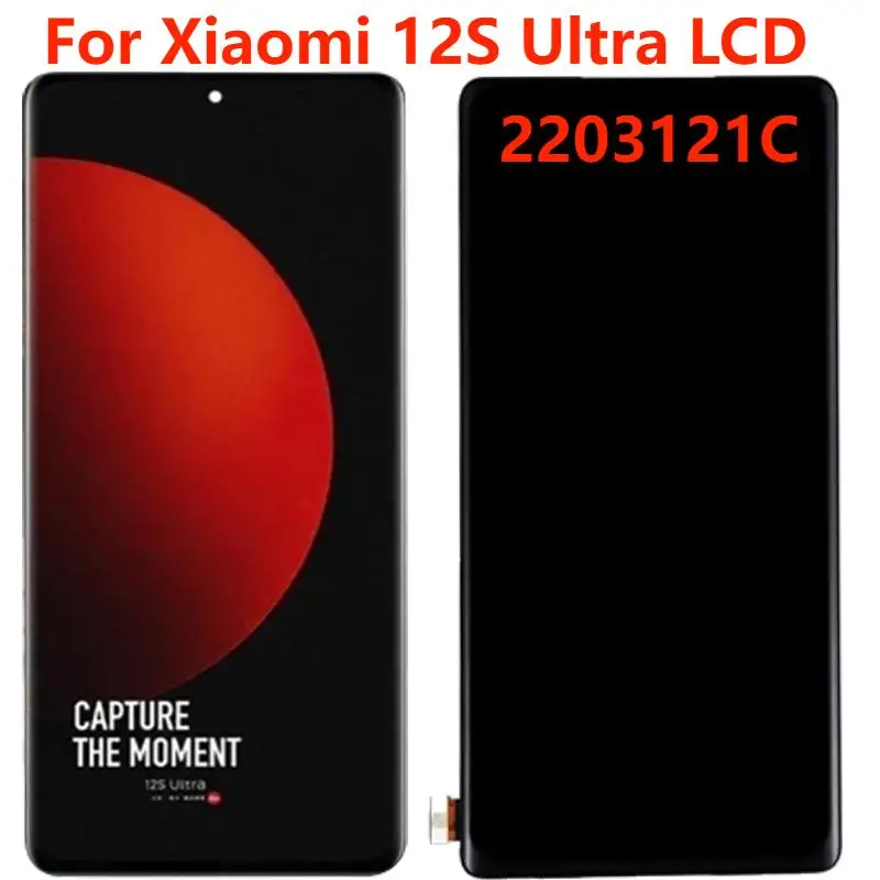 

For Xiaomi 12S Ultra 2203121C LCD Display With Frame Original 6.73" AMOLED Touch Screen Digitizer Assembly Replacement Repair