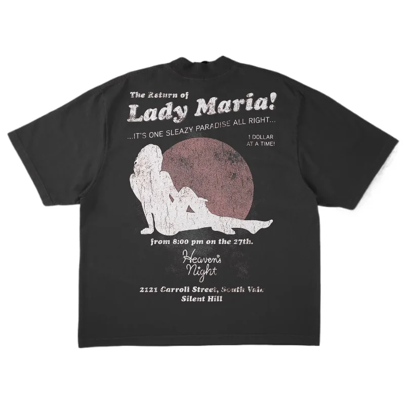 SH2 T-shirt Silent Hill 2 T-shirt hommes manches courtes rue décontracté coton hommes femmes jeu cadeau manches courtes Hip Hop haut surdimensionné T-shirt