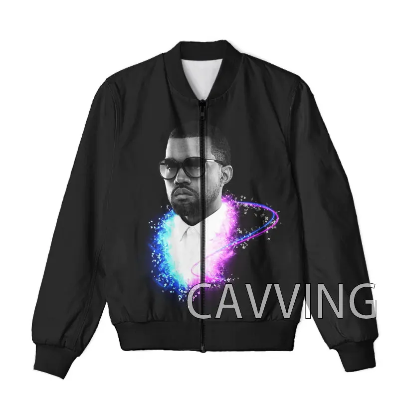 

CAVVING 3D Printed Kanye West Zipper Bomber Jackets Men Overcoat Mens Coat Zip Up Jackets for Women/Men