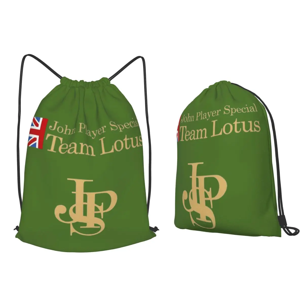 JPS John Player Special Team Backpacks Multi-function Drawstring Bags Sports Bag Book Bags for Travel Students