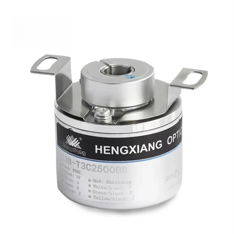 K38-L series hollow shaft blind hole 10mm A+B+Z+A-B-Z- NPN 1000ppr DC5-30V hollow shaft rotary  incremental encoder