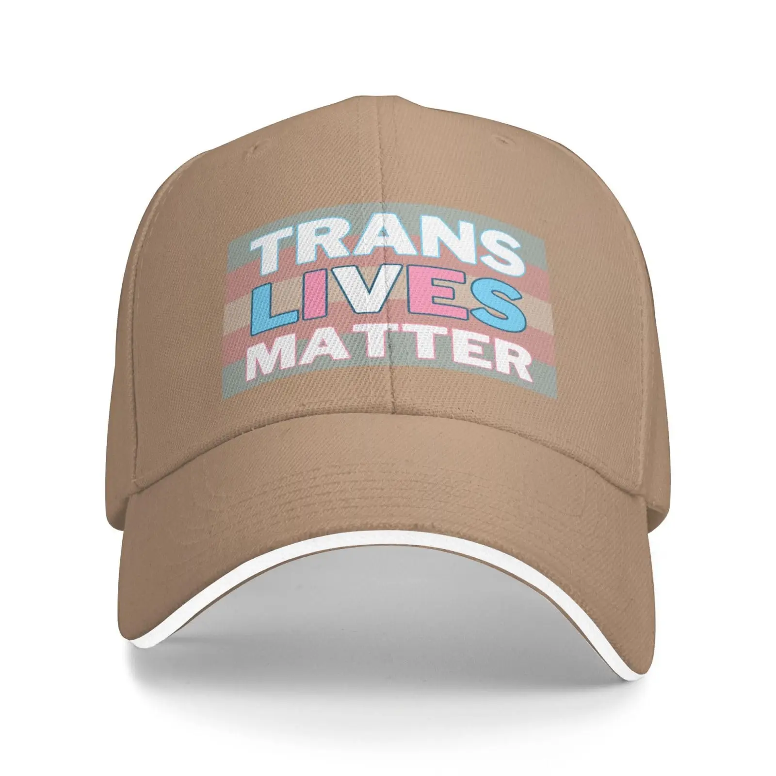 Trans Lives Matter Hat LBGT Transgender Pride LGBTQ Trans Gay Rights Human Rights Baseball Cap Trucker Hat