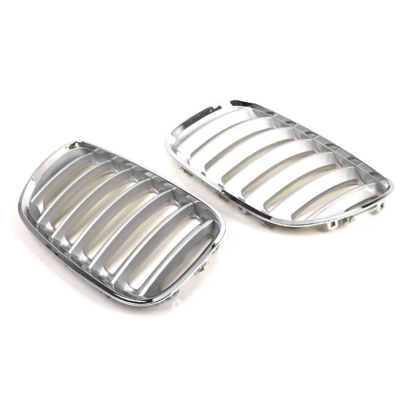 For BMW X5 E53 2004-2006 Grille Modified Black Intake Front Face Grille Front Bumper