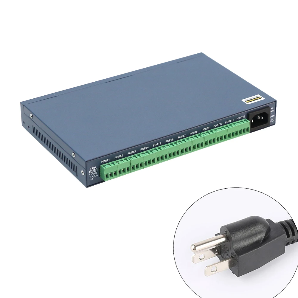 Resolume Arena/Madmapp/M5.0 Artnet Naar SPI Pixel Controller 12 Poort 12240 Pixels Controle WS2811 WS2812 DMX512 Voor Led strip Licht