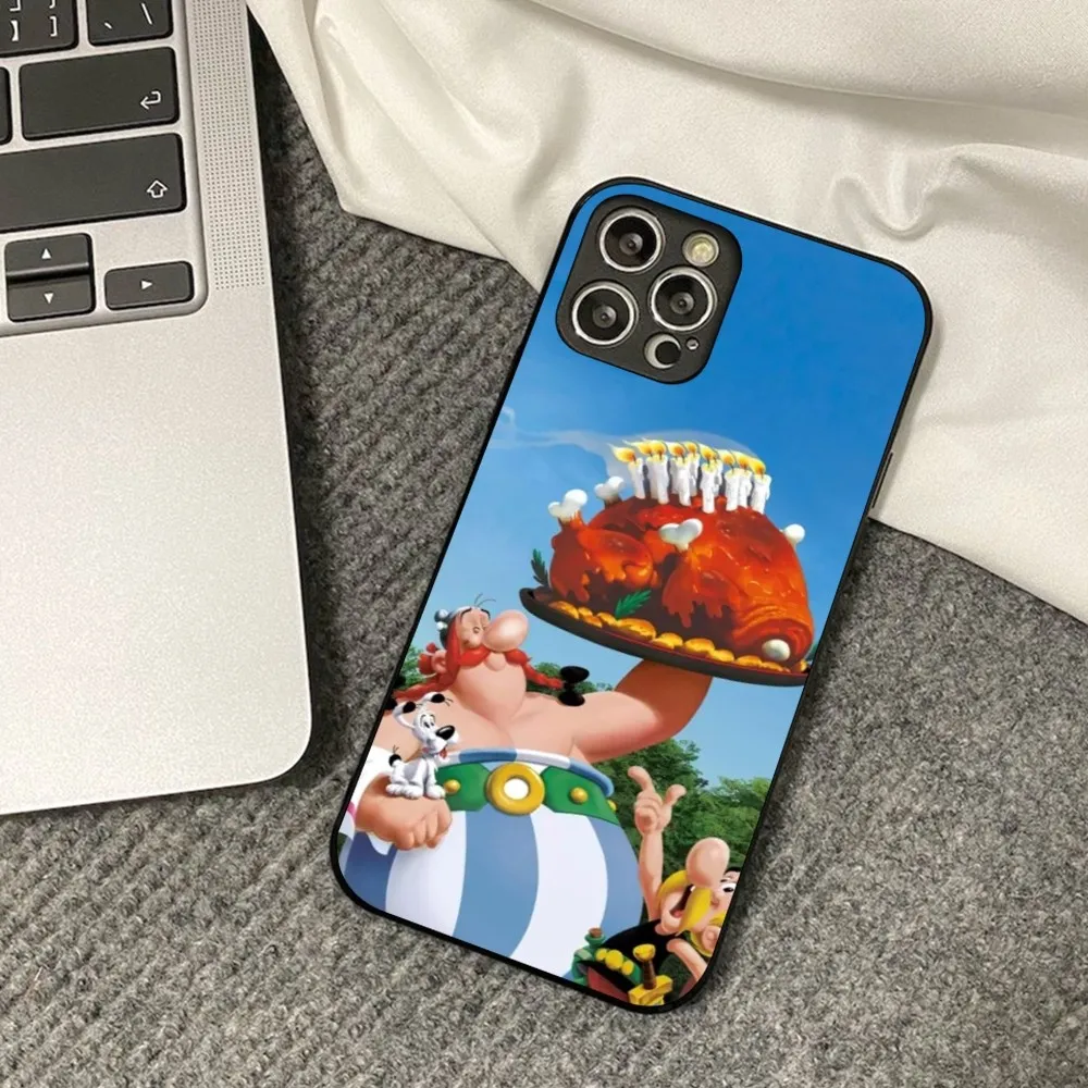 Asterix O-Obelix Phone Case For iPhone 15 6 7 8 Plus 11 12 13 14 Pro SE 2020 MAX Mini X XS XR Back Funda Cover