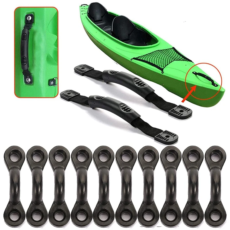 Kayak Rudder Kit - Kayak Canoe Carry Handles with Kayak Pad Eye- Kayak Canoe Boat Rudder Replacement Parts