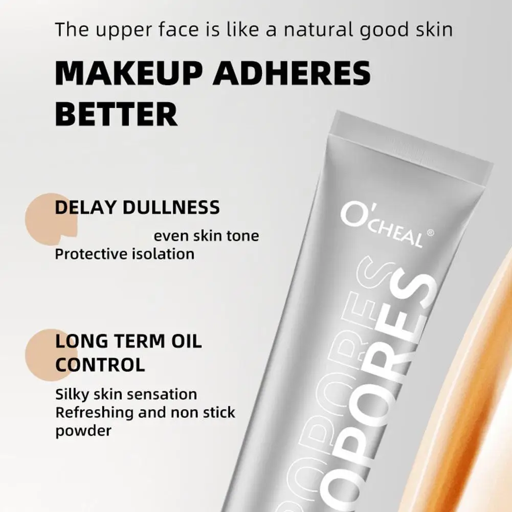 Invisible Pore Concealer Primer Stick Pore Eraser Face Primer Makeup Base Oil-control Moisturizing Fine Lines Isolation 20g