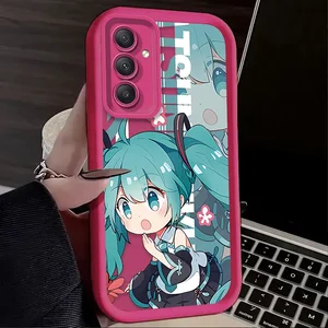Coque de téléphone pour Samsung Galaxy S25 S24 S23 Ultra S22 S21 Plus FE A36 A56 A26 A16 A06 A15 A25 A35 A55 5G H-Hatsunes Lovely M-Miku 10 meilleures ventes de l’étui de téléphone Samsung Mimco - No 3
