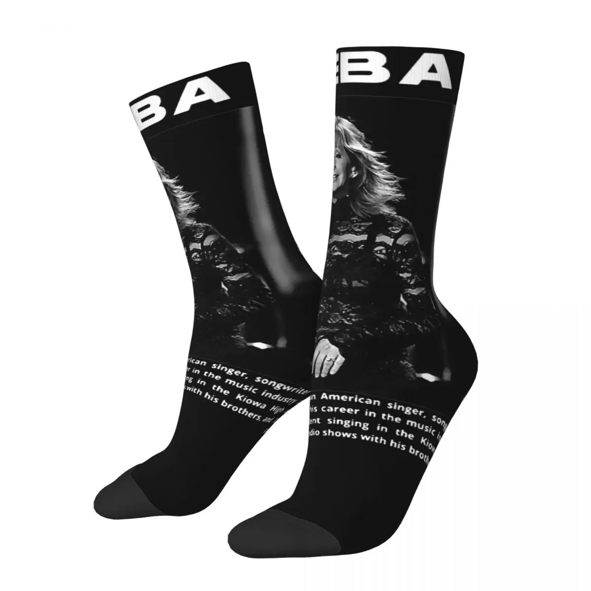 Unisex Reba McEntire Country Music Singer Socks Soft Fashion Socks Harajuku Merch Middle TubeCrew Socks Suprise Gift Idea