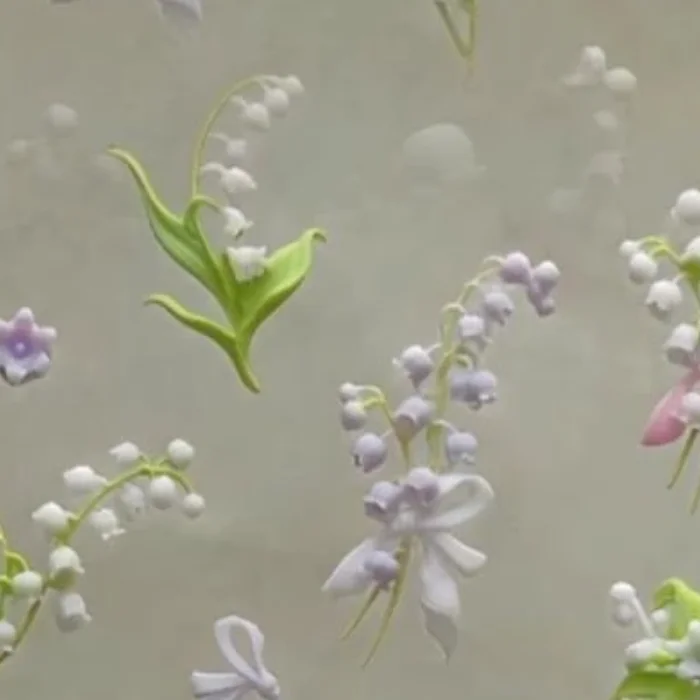 

Flowers Series 3D Curved Nail Mold Lily Of The Valley Lotus Flower Diy High Tranparent Nail Templates Nail Mold Art Decor