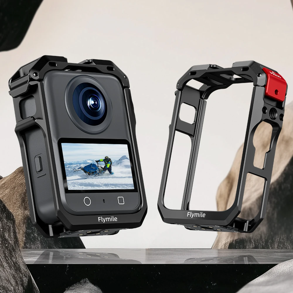 Suitable for DJI Osmo 360 Metal Rabbit Cage Panoramic Camera Protective Frame Action Camera Expansion Shell Accessories