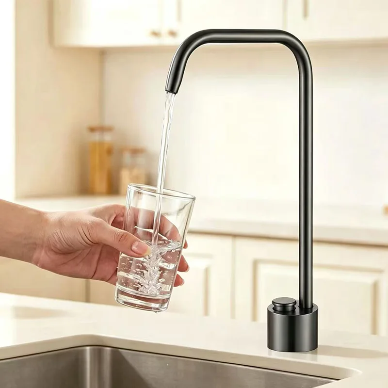 Kitchen SUS304 Rotatable Faucet for under Sink Water Purifier Food Grade Single Cold Water Tank Vegetable Washing Faucets